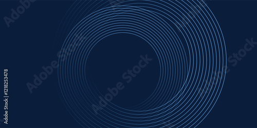 abstract dark background with glowing lines circles