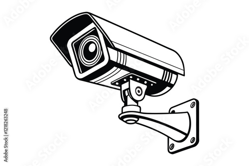 CCTV camera icon vector illustration