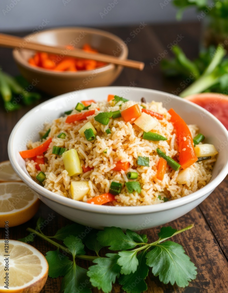 asian vegetarian fried rice photo for menu asian vegetarian fried rice photo for menu