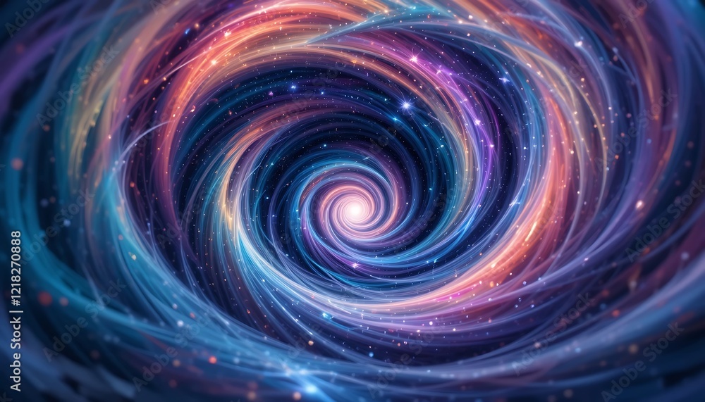 Abstract Cosmic Swirl A Galaxy In Motion Abstract Cosmic Swirl A Galaxy In Motion