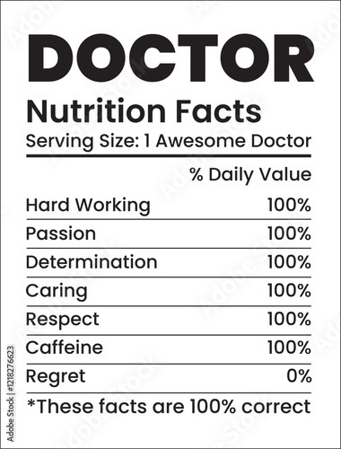 Doctor Nutrition Facts: A Funny, Positive Representation