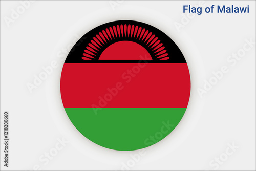 Free Download High detailed flag of Malawi. National Malawi flag. Africa. 3D illustration. - GFXLoad
