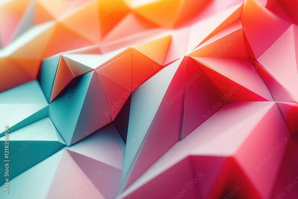 Stylized, low-poly renderings of objects, Stylized, low-poly renderings of objects,