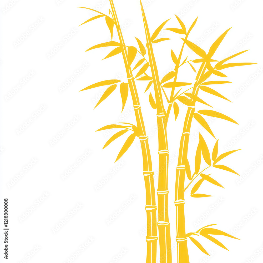 Naklejka premium bamboo
