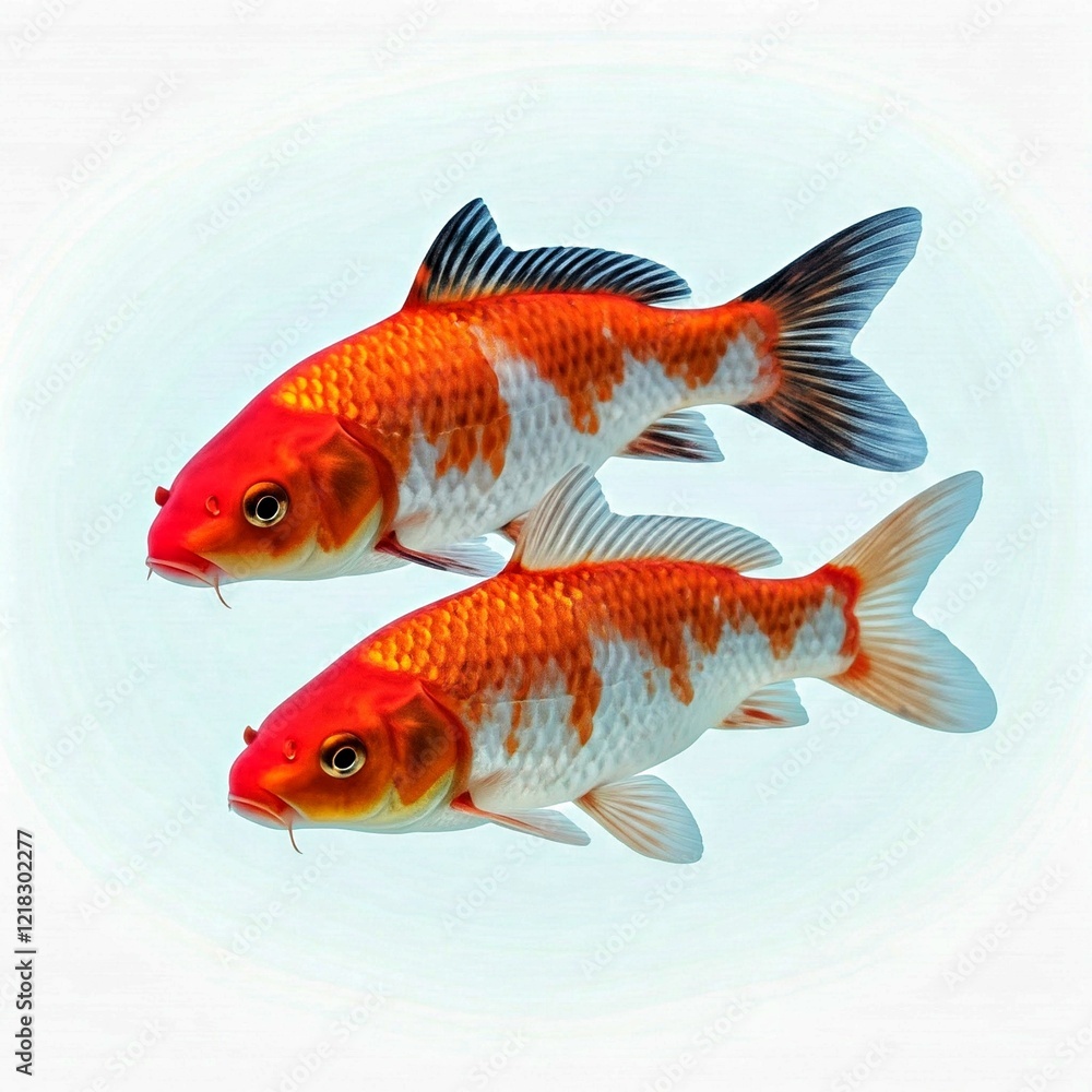 Fototapeta premium Koi fishes 