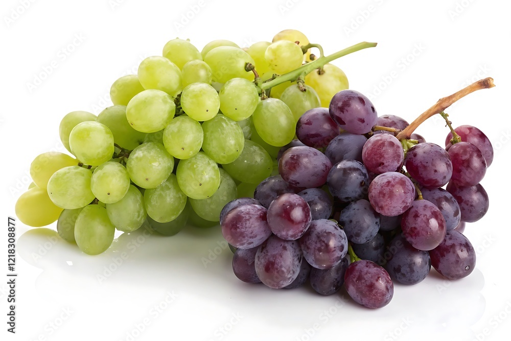 Grapes Illustration on White Background Grapes Illustration on White Background