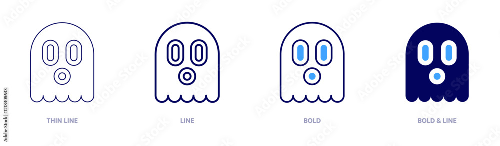 Halloween costume party icon in 4 different styles. Thin Line, Line, Bold, and Bold Line. Duotone style. Editable stroke Halloween costume party icon in 4 different styles. Thin Line, Line, Bold, and Bold Line. Duotone style. Editable stroke