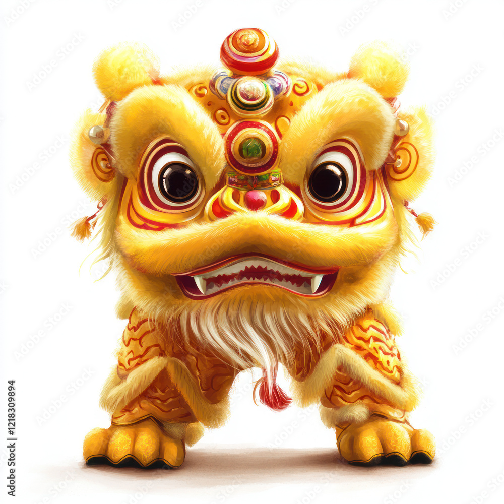 Fototapeta premium Chinese Lion dance