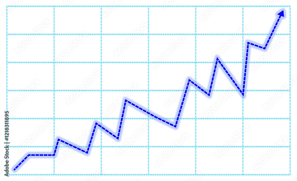 Financial graph, Business strategy, Business concept, Price increase, Price decrease Financial graph, Business strategy, Business concept, Price increase, Price decrease