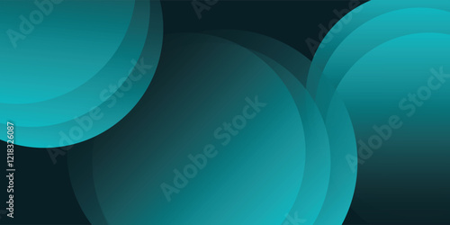 Dark blue abstract background with glowing curve. Shiny blue gradient geometric element. Dynamic curved lines graphic. Modern futuristic technology concept. EPS10