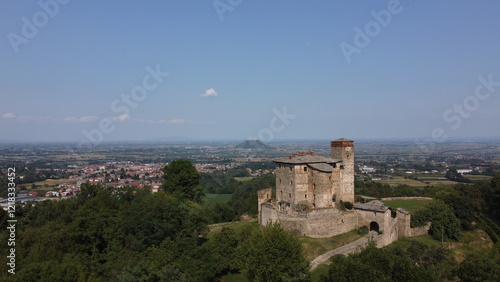 The castle of Bagnolo, Piedmont, Italy