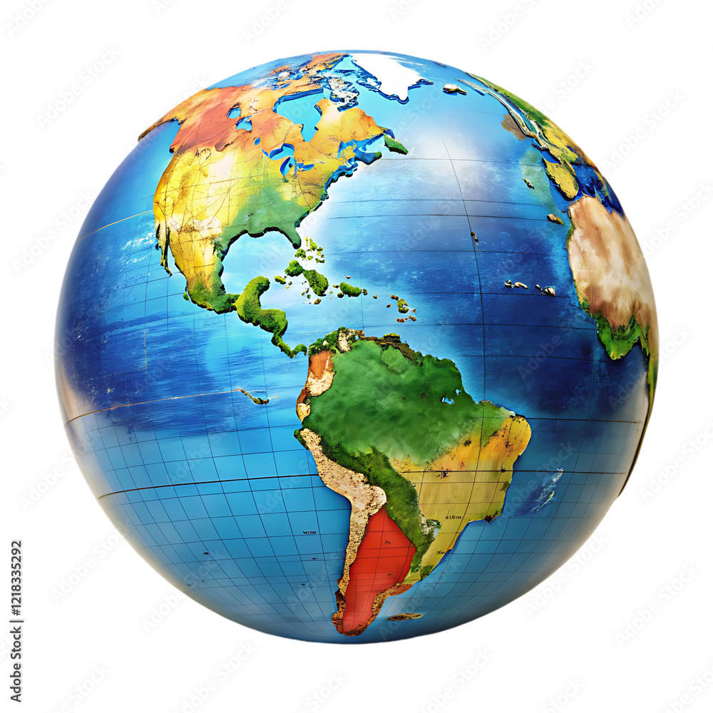 Fototapeta premium Earth ball school education
