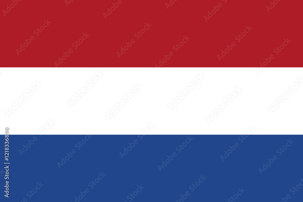 High detailed flag of Netherlands. National Netherlands flag. Europe. 3D illustration. High detailed flag of Netherlands. National Netherlands flag. Europe. 3D illustration.