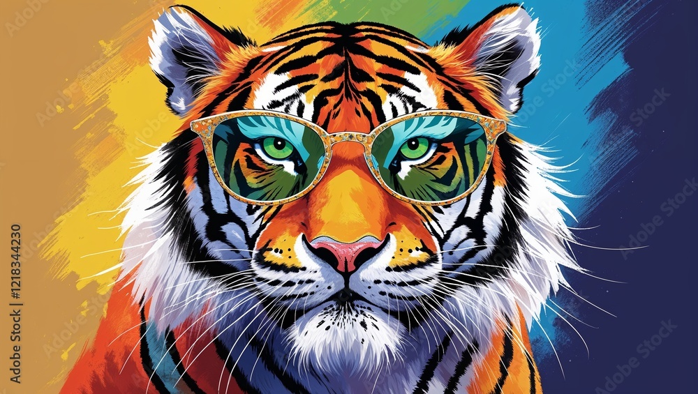 A_vibrantly_colored_illustration_of_a_maje_ A_vibrantly_colored_illustration_of_a_maje_