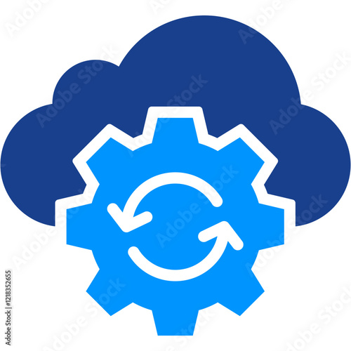 Cloud Processing Icon