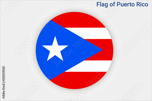 Free Download High detailed flag of Puerto Rico. National Puerto Rico flag. North America. 3D illustration. - GFXLoad