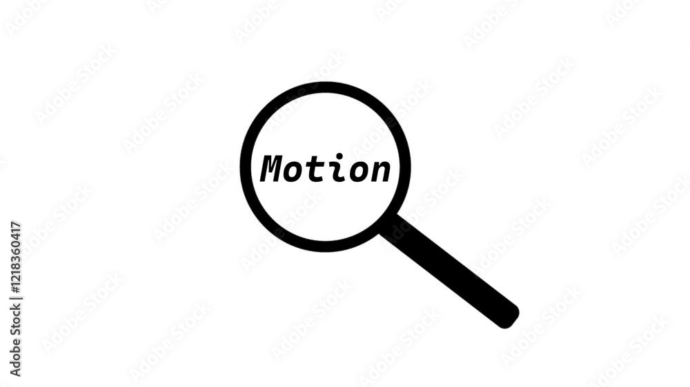 Exploring details with a magnifying glass animation. Exploring details with a magnifying glass animation.