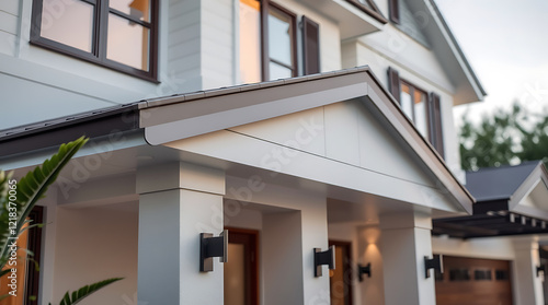 Modern House Exterior: Architectural Design and Real Estate Photography