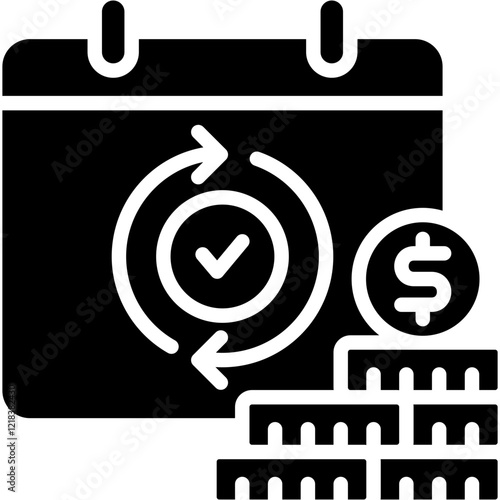 Auto Pay glyph icon