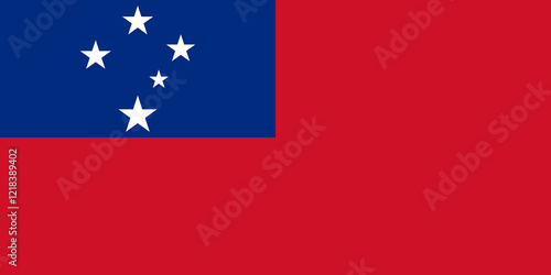 High detailed flag of Samoa. National Samoa flag. Oceania. 3D illustration. Free Download High detailed flag of Samoa. National Samoa flag. Oceania. 3D illustration. - GFXLoad