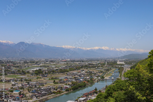 松本盆地（長野県松本市）
