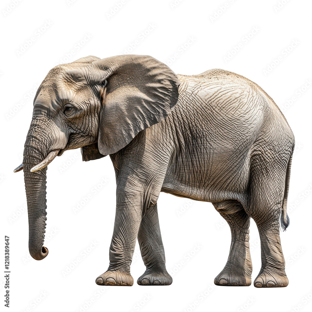 Fototapeta premium African Elephant Majestic Beast Wildlife Animal Portrait