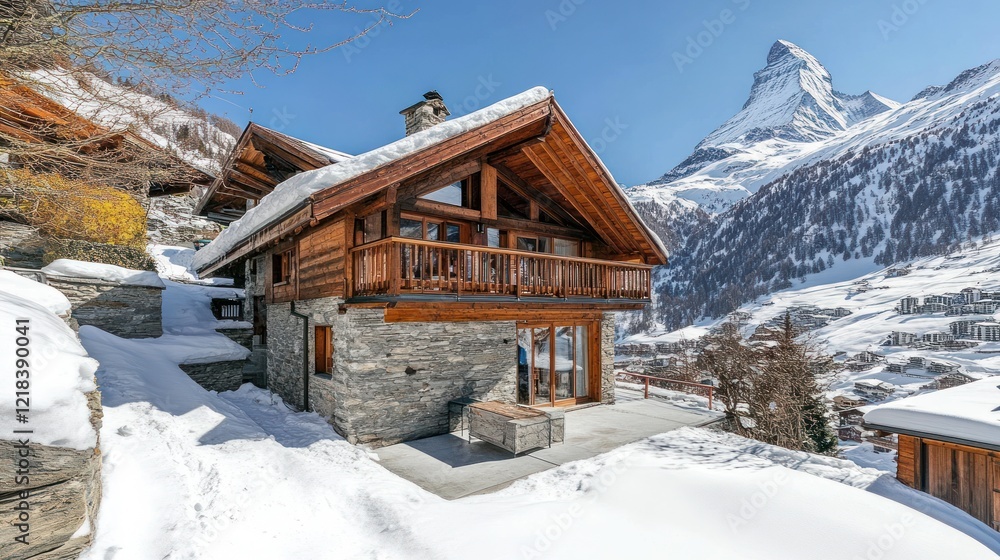 Luxury Chalet in the Swiss Alps with Matterhorn View Luxury Chalet in the Swiss Alps with Matterhorn View