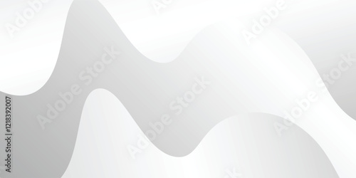 Abstract white background with gradient color wave modern simple design abstrat