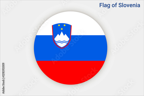 Free Download High detailed flag of Slovenia. National Slovenia flag. Europe. 3D illustration. - GFXLoad