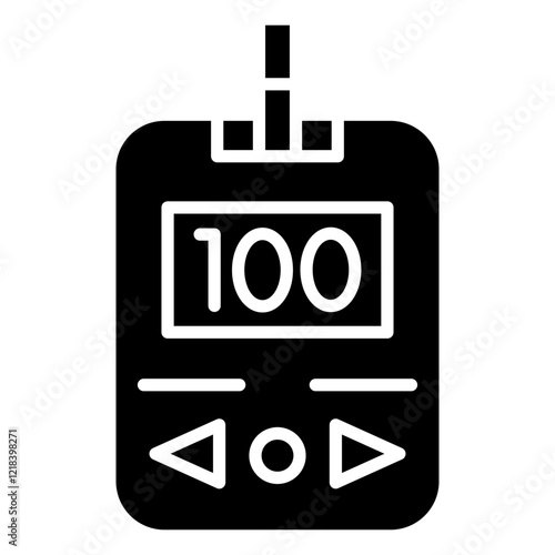 Blood Glucose Monitoring Icon