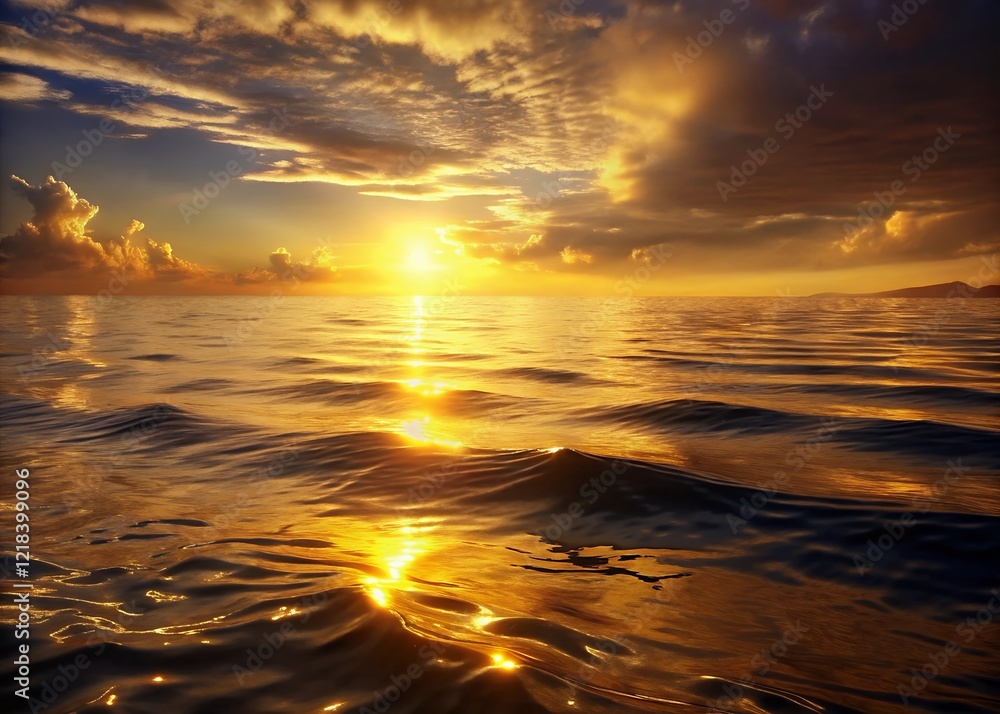 sunset over the sea with a picturesque sea view providing a summer sunset over the sea with a picturesque sea view providing a summer