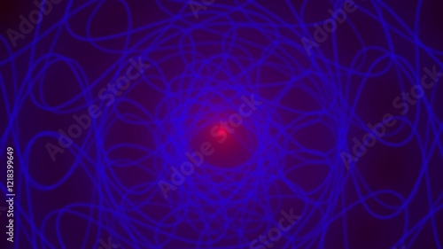 Rotation Magic Neon Lines.