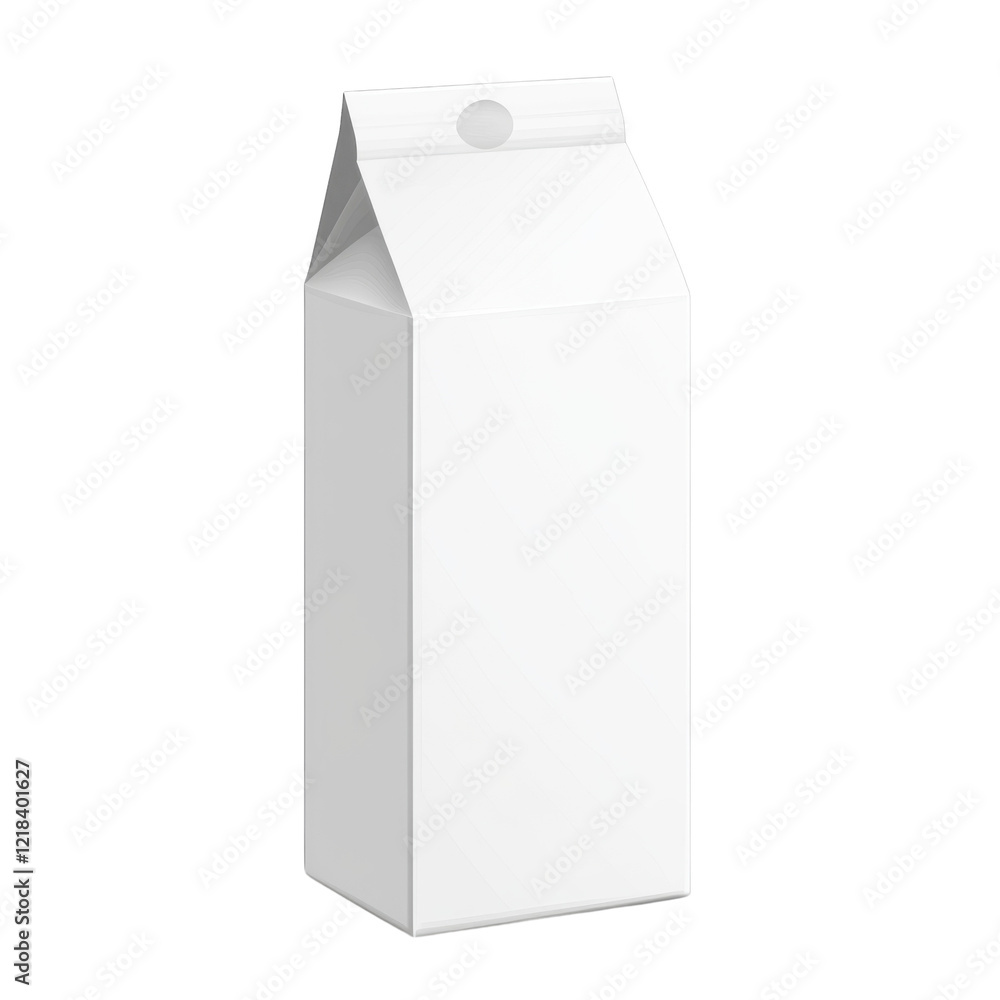Blank Milk Carton Package Mockup on transparent background. Blank Milk Carton Package Mockup on transparent background.