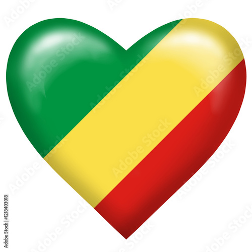 flag of republic of congo, country flag, flag, heart, republic of congo, republic of congo flag with heart, republic of congo country, country, natioanal, heart with flag photo