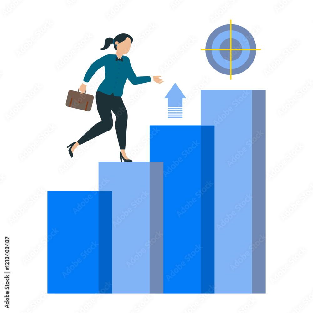Career Growth Illustration Career Growth Illustration
