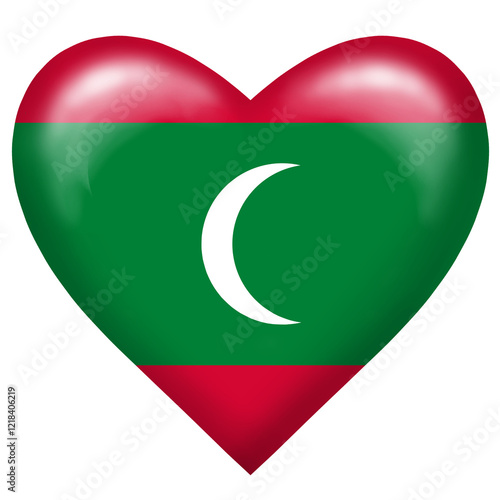 Free Download maldives flag, country flag, heart, maldives, flag, country, maldives flag in heart shape, country flag heart, heart sign, heart icon - GFXLoad
