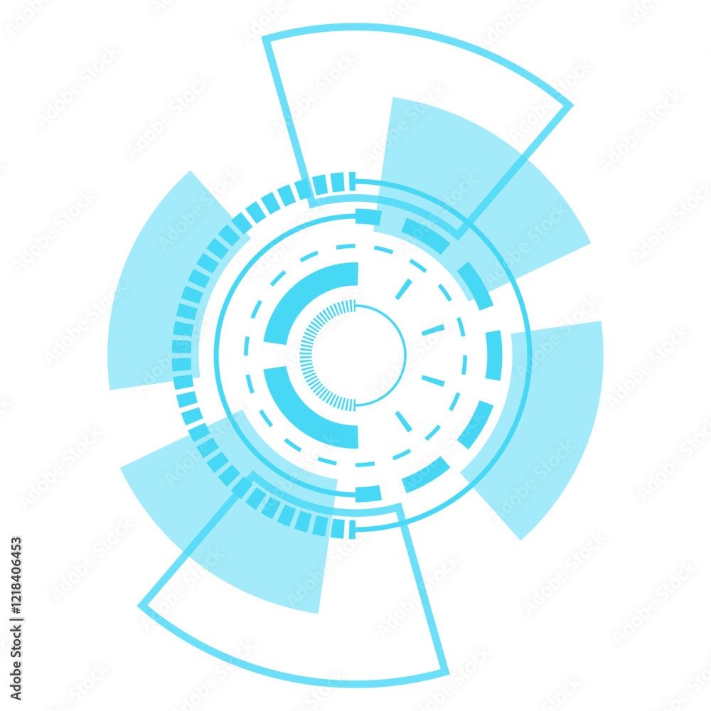 Circle Abstract Technology