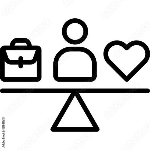 Work-Life Balance Icon
