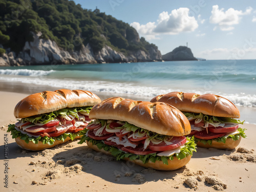 Beach Picnic Inspiration: Sandwiches for Restaurant Campaigns