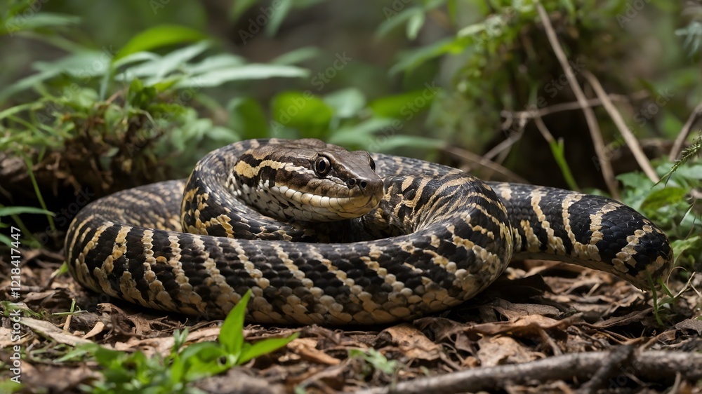 Ecosystem Harmony: Albany Adder Among Birds and Mammals in a Vibrant Habitat Ecosystem Harmony: Albany Adder Among Birds and Mammals in a Vibrant Habitat