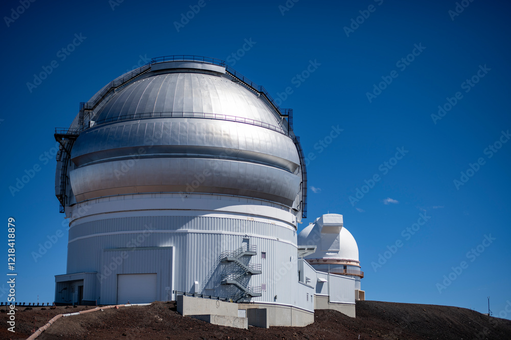 Gemini North telescope observatory at Mauna Kea Hawaii Gemini North telescope observatory at Mauna Kea Hawaii