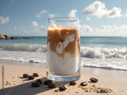 Beachside Coffee Bliss – Perfect for Restaurant Promotions