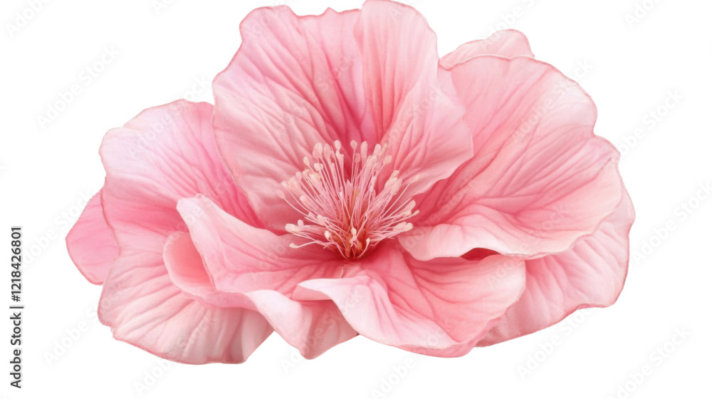 Pink flower on transparent background Pink flower on transparent background
