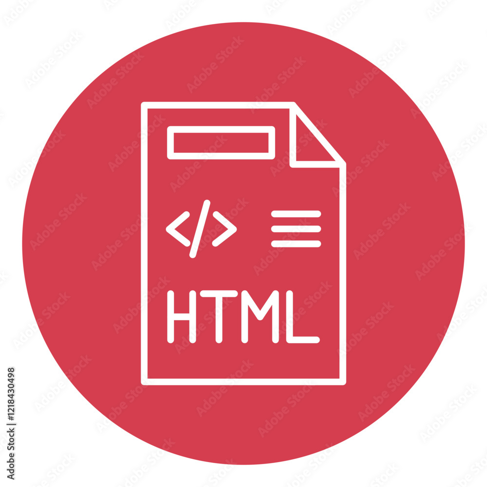 HTML File Icon HTML File Icon
