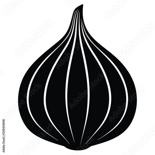 Onion isolated on white background