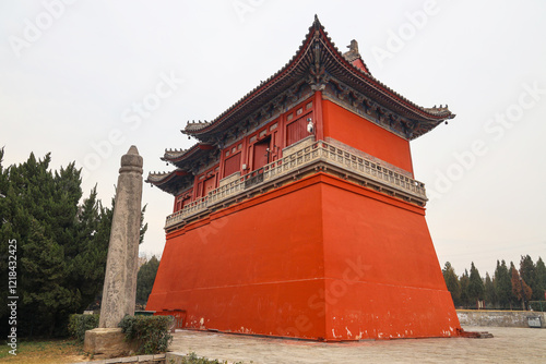 Imperial Tombs of the Northern Song Dynasty, Yongzhao Mausoleum (Tomb of Emperor Renzong of Song, Zhao Zhen), Gongyi, Zhengzhou, Henan, China