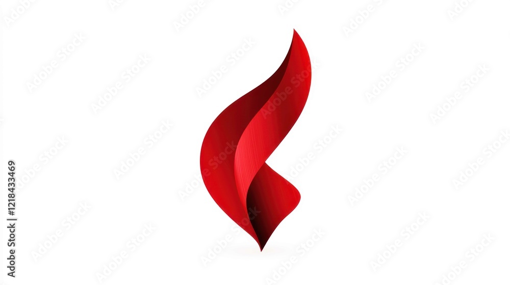 A bold red logo design on a clean white background, emphasizing energy, passion, and brand impact A bold red logo design on a clean white background, emphasizing energy, passion, and brand impact