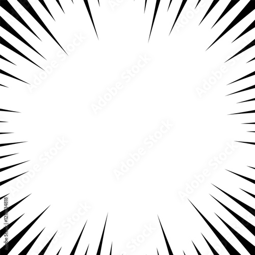 Dynamic Comic Style Explosion Frame for Vibrant Visual Enhancements