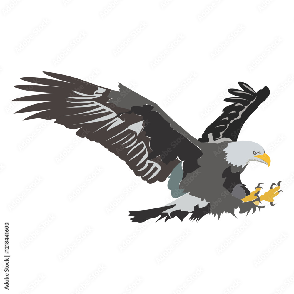 Obraz premium Eagle vector art design