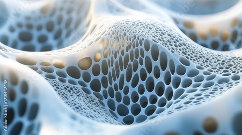 Abstract Cellular Structure With Interconnected Cavities